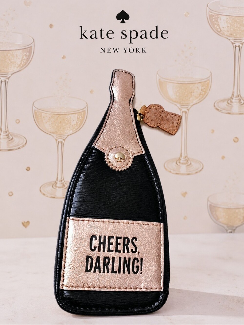 Kate Spade Champagne Coin Purse